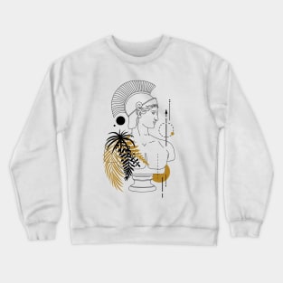 Ares (Mars). Creative Illustration In Geometric And Line Art Style Crewneck Sweatshirt